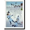 thumbnail image 2 of Historic Framed Print, [Russian soldiers frightened by toy figures of Japanese soldiers hanging by strings], 17-7/8" x 21-7/8", 2 of 9