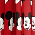 thumbnail image 3 of Juego de cortinas Jay Franco Mickey Mouse para niños con alzapaños, color rojo, 3 of 6