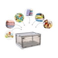 thumbnail image 3 of MPM 2 PACK Stackable Foldable Clear Storage Box with Lid and wheels, Organizing Boxes, Cube Box Bin Container, for Kitch, 3 of 6