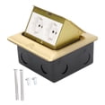 thumbnail image 3 of Pop Up Floor Outlet, Power  Socket High Temperature Resistant Brushed Non Leakage Embedded 2 Position  For Residences, 3 of 8
