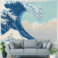 thumbnail image 4 of Shiartex  Tapastry'S Wall Hanging, Tapestry, Home Decor Tapestry Great Wave Mount Fuji Century Dorm Bedroom Living Room Inhouse 40x30inch, 4 of 6