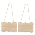 thumbnail image 4 of Raindrops 2pcs Blank Wooden Plaque For Diy Crafting Painting Signs For Home Decor Parties And Creative Projects, 4 of 8