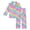 Multicolor, variant on Girls Pajamas Set Sleepwear Toddler Long Sleeve Jammies Kids Sleepwear 3-12 Years