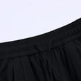 thumbnail image 6 of Women's Flowy Ice Silk Shorts Wide Leg Beach Casual Lightweight Vacation Pants, 6 of 7