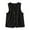 Black, variant on Diufon Womens Cotton Linen Vest Solid Color Casual Tops V Neck Sleeveless Tops with Pockets