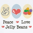 thumbnail image 2 of CafePress - Peace Love Jelly Beans Infant Bodysuit - Baby Light Bodysuit, Size Newborn - 24 Months, 2 of 4