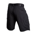 thumbnail image 4 of Men's Stretch Cargo Shorts Elastic Waistband Drawstring Shorts Outdoor Casual Workout Lightweight Big & Tall Camo Cargo Pants with Multi Pockets Quick Dry Golf Shorts,Black L, 4 of 4