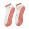 thumbnail image 2 of Lolmot Socks for Women Fashion Women Mesh Light Thin Exquisite Socks Daisy Embroidery Breathable Patchwork Comfty Female Stockings, 2 of 2