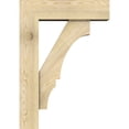 thumbnail image 3 of Ekena Millwork 8"W x 28"D x 40"H Balboa Block Rough Sawn Bracket w/ Offset Brace, Douglas Fir, 3 of 25