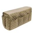thumbnail image 4 of Organizador de reposabrazos para sofá, elegante organizador para sillón, funda para control remoto Caqui, 4 of 9