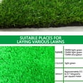 thumbnail image 2 of Garland Rug Artificial Grass, Large Indoor/Outdoor Area Rug Green -Lush Green, Durable, and Low-Maintenance for Patios, Lawns, and More, 2 of 7