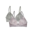thumbnail image 3 of Fruit of the Loom Girls Seamless Soft Cup Bra, 2 Pack Sizes 28-38, 3 of 6