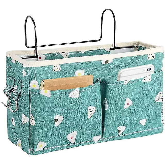 Pocket For Bunk Bed, Bedside Bag Bedside Bag, Canvas, Multifunctional,with Hook