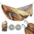 thumbnail image 2 of Wobogo Little Witch and Her Dragon Camping Hammocks 330 lb Capacity with Tree Straps and Hanging Pockets for Outside Hiking Beach Backpack Travel, 2 of 8