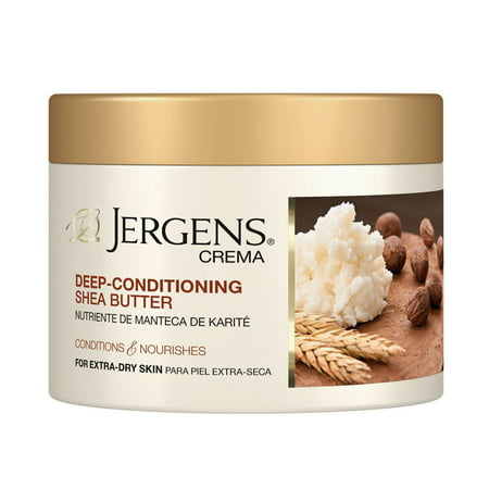 Jergens Crema Deep-Conditioning Shea Butter Body Cream 8 oz. (Best Drugstore Body Butter)