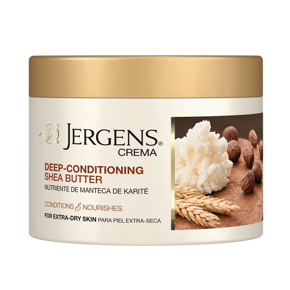Jergens Crema DeepConditioning Shea Butter Body Cream, 8 oz. Jar