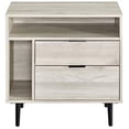 thumbnail image 1 of Walker Edison 25" Table d'Appoint de Rangement Moderne - Bouleau, 1 of 2