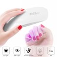 thumbnail image 4 of 6 Colors Nail Gel Set with Nail Lamp UV LED Nail Gel Set Nail Art Start Kit Manicure Tools Set Salon Nail Tool Kit, 4 of 8