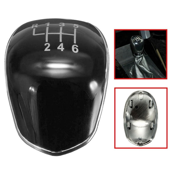 6 Speed Gear Shift Knob Cap Cover Insert For Ford Focus Fiesta Kuga Mondeo C-max