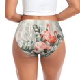 thumbnail image 3 of Womens Underwear Tropical With Flamingos Cuteness No Show Seamless Underwear for Women, Soft Stretch Women's Panties, Hipster Ladies Panties Bikini Underwear Briefs, 3 of 6