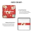 thumbnail image 5 of Sikiie Japanese Maneki Cats Leather Tissue Box Cover Square, tissue box holder, Tissue Box with Bottom Belt-5.2”x5.2”x5.2”, 5 of 7