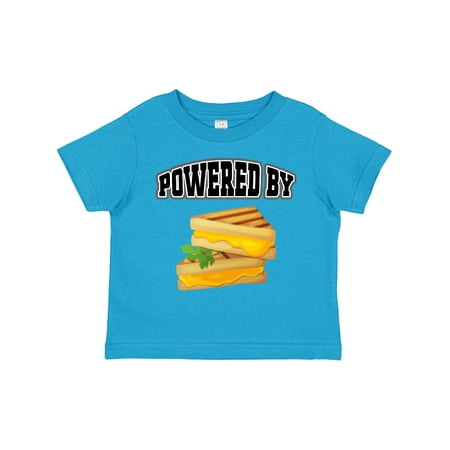 

Inktastic Powered by Grilled Cheese Gift Toddler Boy or Toddler Girl T-Shirt