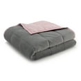 thumbnail image 6 of Reversible Weighted Anti-Anxiety Blanket - Grey/Pink - 12lb, 6 of 7