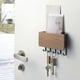 thumbnail image 1 of Gancho para llaves de pared Organizador de letras y llaveros montado en la pared con 5 ganchos para llaves oso de fresa  Electrónica, 1 of 2
