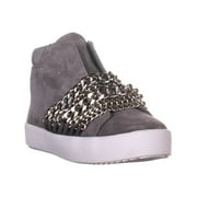 Womens KENDALL + KYLIE Duke High Top Platform Sneakers, Gray Suede