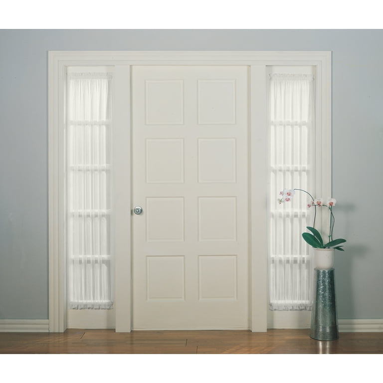 No. 918 Emily Sheer Voile Door Sidelight Curtain Panel photo 4