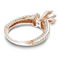 thumbnail image 2 of Ladies Unique 14K Designer Natural 1.1 Ctw Diamond Engagement Ring (Rose Gold Size 8), 2 of 3