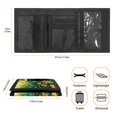 thumbnail image 6 of CHAQLIN Children's Wallet Black Cat Easy Access Kids Trifold Wallet for Travel, Polyester Slim Trifold Card Wallet, 6 of 6