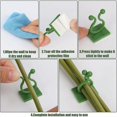 thumbnail image 5 of 100 clips para plantas, clips invisibles para plantas, clips autoadhesivos para plantas de jardín, clips para decoración del hogar, fijación de cables, organizador de cables, 5 of 5