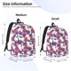 thumbnail image 2 of Fotbe Peonies Mochila de Lona con Estampado, Mochila Duradera, Mochila Versátil de Alta Calidad, Mochila Compacta Vintage-Medium, 2 of 5