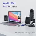 thumbnail image 5 of AFFHAUSEN 7-in-1 USB-C Hub – Gigabit Ethernet, 3.5mm Audio/Mic, SD Card Reader, 4K@60Hz HDMI, USB-A 5Gbps, 100W PD – MacBook, iPad Pro, Laptops, 5 of 9