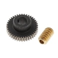 thumbnail image 3 of koolsoo 40T Steel Worm Gear Wheel + 6mm Hole Diameter Brass Worm Gear Shaft 0.5 Modulus, 3 of 7