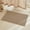 Khaki-1'8" x 2'6" (Rectangular), variant on Black Long Bathroom Rug Waffle Runner Non Slip Washable Super Absorbent Quick Dry Boho Farmhouse Bath Decor 72"x24"