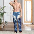 thumbnail image 4 of Salouo Cute Fish Flower Couple Print Pajama Pants for Men, Lounge Pants Elastic Waistband Casual Men's sleepwear Loungewear Sleep Pajama Pant -X-Large, 4 of 7