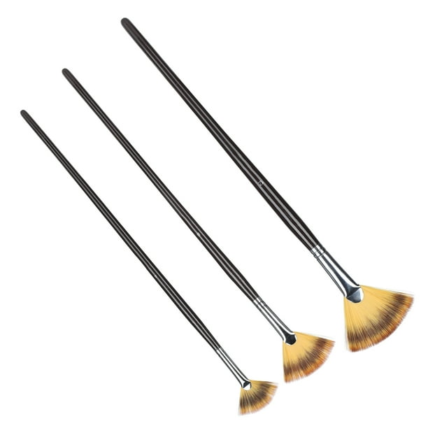 Pinceles para pintar, forma de ventilador, ventilador de