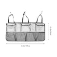 thumbnail image 2 of OULII Back Seat Hanging Organizer For Car Trunk And Backseat With Multi Pockets 1Pack, 2 of 5