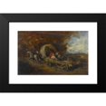 thumbnail image 2 of Félix Ziem 14x11 Black Modern Framed Museum Art Print Titled - Le Chariot (1843 - 1844), 2 of 5