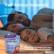 Venture Pal Calming Powdered Drink Mix, Magnesium Glycinate, Ashwagandha, L-Theanine,Vitamin D, Lions Mane, Sugar Free Magnesium Supplement Blend for Relax & Focus, Non GMO, Vegan, On The Go