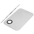 thumbnail image 4 of Mixing Palette, Small In Size Thin Texture Easy To Clean Makeup Mixing Palette With Spatula For Mix Liquid  Lipstick, Oil Paint, 4 of 8