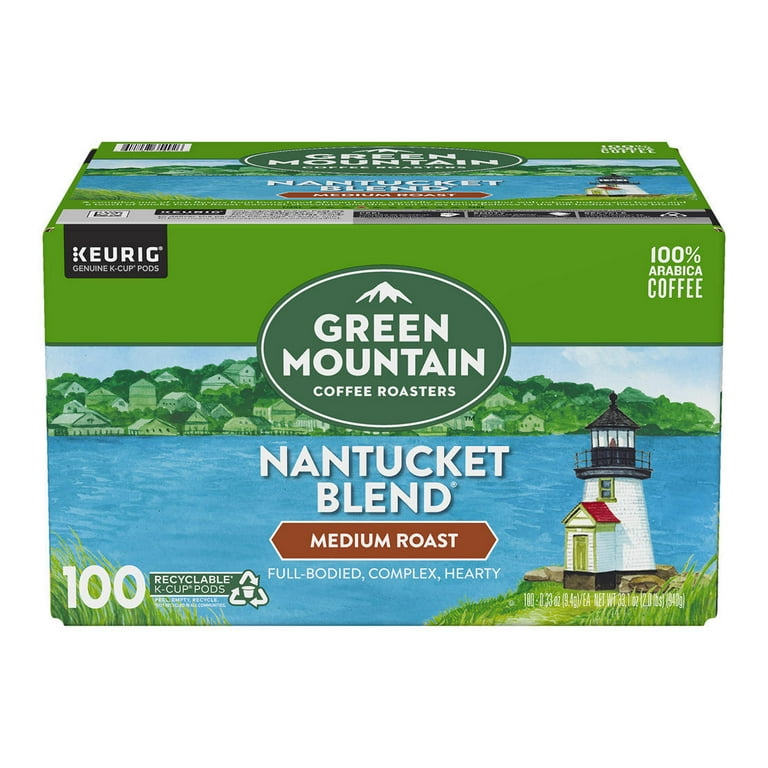 Green Mountain Coffee Roasters Nantucket Blend 100 Count Keurig K Cup Pods Medium Roast Coffee Walmart