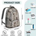 thumbnail image 5 of German Shorthaired Pointer Backpack for School,Cute School Bag,Schoolbag with Adjustable Shoulder Straps & Padded Back,16.9 Inch, 5 of 5
