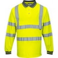 thumbnail image 2 of Portwest S277 Hi-Vis Polo Shirt L/S-Orange-L, 2 of 2