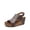 BROWN, variant on womens wedge heel summer sandals