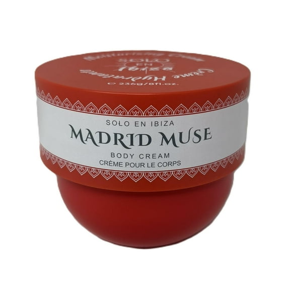 Solo en Ibiza Madrid Muse Moisturizing Body Cream Multiple Fragrance Notes 8 oz