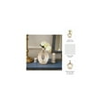 thumbnail image 6 of Elegant Ceramic Vase with Hollow Center for Living Room Decor - Contemporary Flower Vase for Home Decor and Room Display - Sculptural Accent for Bedroom, House, Office and Table - 13", Gold, 6 of 17