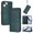 Darkgreen, variant on Allytechgroup Case for iPhone 15 with Credit Card Slot, RFID Blocking PU Leather Flip Wallet Stand Phone Case with Lanyard Shockproof and Anti-Scratch Cover for iPhone 15, Winered